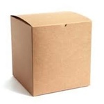 GBR 0220K - Natural Kraft Gift Box - - 2" x 2" x 2", 200 Per Case