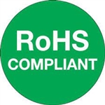 ROHS Compliant Circle Label