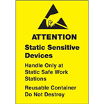 Static Sensitive Devices Label