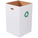 Corrugated Recycle Bin - - 18" x 18" x 36"