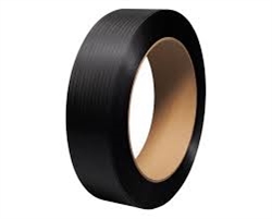 Strapping - Hand Grade Poly Strapping Black 1/2" - 16 x 6 .025 500 lb 7200'