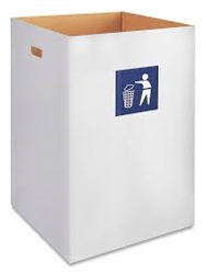 Corrugated Trash Bin - - 18" x 18" x 36"