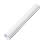 4 x 36 White Mailing Tubes with Caps Case/15
