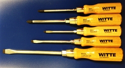 5 Piece Wood Handle Screwdriver Set made in Germany