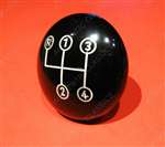 Black Shift Knob-1947-55 136 Chassis 170 Model  & Early Gullwing