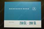 Mercedes 250SL-280 SL 113Ch. Owners Manual