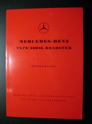 Mercedes  Benz 300SL Roadster Owners Manual -198Ch.