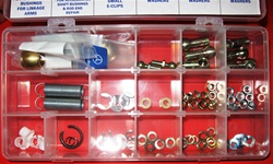 84 Piece Mercedes Injection Linkage Repair parts Kit, fits most 108,109,112,189,113 Ch. Injected Models.