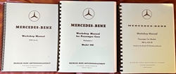 Mercedes / Workshop Three Volume Service Manual set   For 121Ch  190SL Convertible and other 121Ch. Models plus 105 120 128Ch Models.