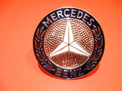 Mercedes Hood Emblem - fits 107 & 126Ch. Models.