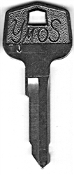 Mercedes YMOS "TV" type Key Blank - Genuine NOS part.