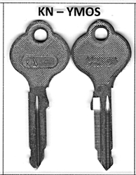 Mercedes YMOS "KN" type Key Blank - Genuine NOS part.