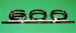 New Trunk Model Sign 600 Grand or Grosser Mercedes W100