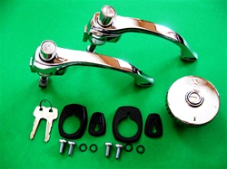 Matched Mercedes 250SL-280SL*  113 Door Lock - Gas Cap set.