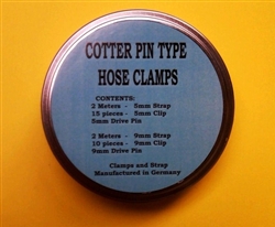 Cotter Type Hose clamp kit - 5mm & 9mm Sizes