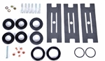 Exhaust Installation Kit - fits 230SL 250SL 280SL - W/O Chrome Ex. Tips