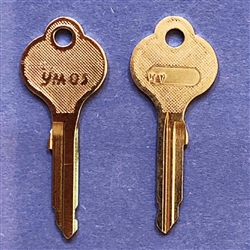 Mercedes YMOS "KV" type Key Blank - Genuine NOS part.