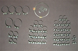 55 Piece Original Type Hose Clamp Kit for 230SL