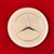 Ivory Color Mercedes Emblem / Star for Steering Wheel Hub Pad - 250SL 280SL & 108,109,110,111,114,115 Ch.