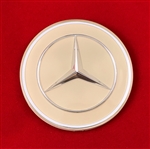 Ivory Color Mercedes Emblem / Star for Steering Wheel Hub Pad - 250SL 280SL & 108,109,110,111,114,115 Ch.