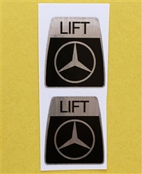 Kangol Seat Belt Decal set for Mercedes 230SL 250SL 280SL & others