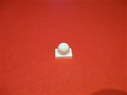 PLASTIC MOUNTING PLUG FOR BODY / DOOR SIDE GARNISH MOULDINGS - WHITE PLASTIC 230SL 250SL 280SL