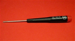 Small Screwdriver - 2.5mm (3/32") Slotted Tip - WIHA Brand German Made