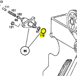 Timing Chain Tensioner Seal Ring for  230SL,250SL,280SL,190SL & others