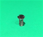 CHROME PLATED OVAL HEAD SLOTTED MACHINESCREW - DIN 91 -M6 x 16