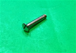 CHROME PLATED OVAL HEAD SLOTTED MACHINE SCREW - DIN 964 - M4 x 25