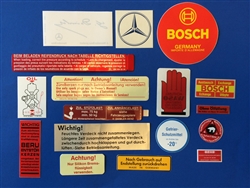 Mercedes 107Ch. Decal Set - For European models