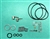 Fuel Pump Seal Kit - Late Type - fits280SL & 100,108,109,111,112Ch Models.