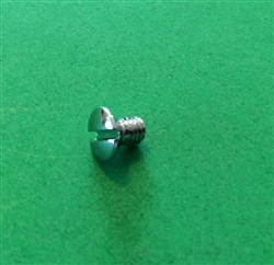 Chrome Plated Oval Slotted Head Screw M4x6