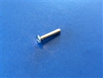 Chrome Plated Oval Head Machine Screw - DIN 966 - M4x20