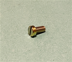 Yellow Zinc Plated Cheese Head Screw -  DIN 84 - M6x12