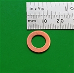 Copper Seal Ring  - 8x14x1mm   DIN 7603