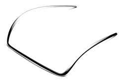 Left Side Windshield Garnish Frame for Mercedes 230SL 250SL 280SL 113Ch.