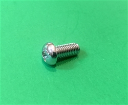 Round Head Chrome Plated Bumper Screw - M8 x 18 DIN 7986