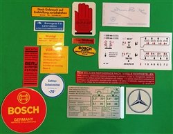 Decal Set for 300SEL 3.5 - 109Ch. / 280SE 3.5 - 111Ch.  European models