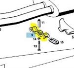 Exhaust Support Bracket - fits 230SL 250SL 280SL