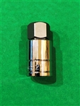 Square Drive Hex Bit Socket - 22mm x 1/2 Drive, for Gas Tank Drain & other applications