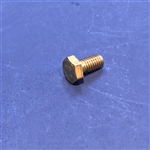 Hex Head Cap Screw M6x12  DIN 933 - Yellow Zinc Plated