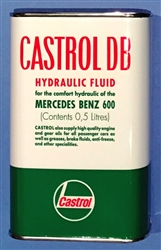 Mercedes CASTROL DB Hydraulic Fluid Can for Mercedes 600