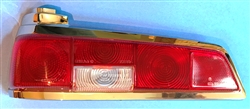 Red/Clear/Red Taillight Lens for 110, 111Ch.- Left Side