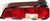 Red/Clear/Red Taillight Lens for 110, 111Ch. - Right Side