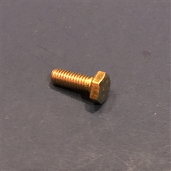 Hex Head Cap Screw M6x16 DIN 933 - Yellow Zinc Plated