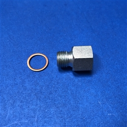 Straight Brake Pipe adapter Fitting - 14mm x 12mm
