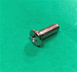 Chrome Plated Oval Head Screw DIN 966 - M5x16