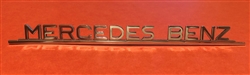 "MERCEDES BENZ"  Nameplate for 300SL Gullwing - Early