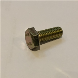 Hex Head Cap Screw M8x20  DIN 933 - Yellow Zinc Plated